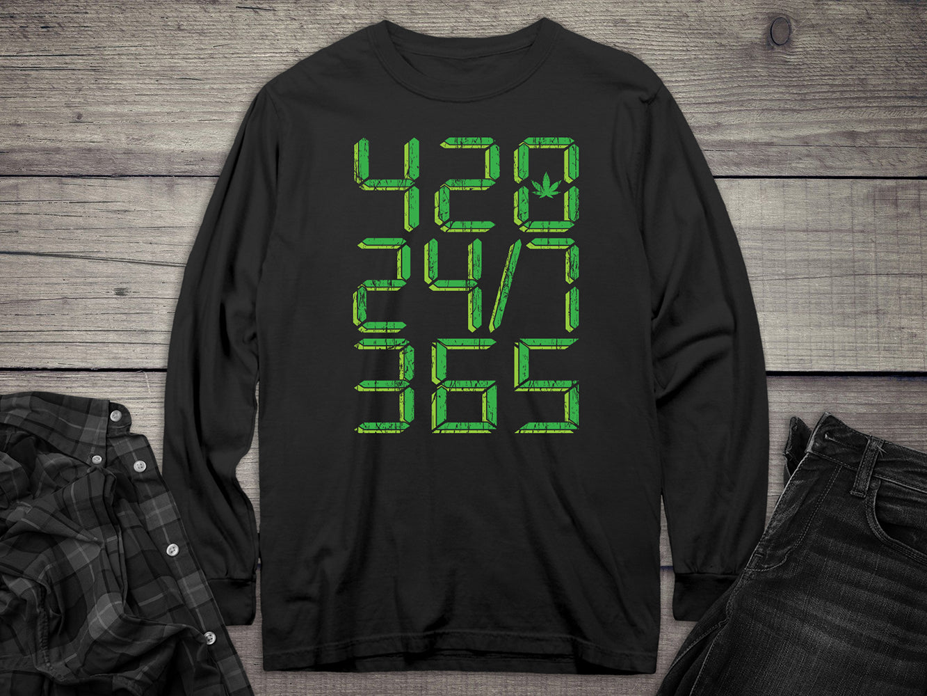 420 24/7 365 Long Sleeve Tee