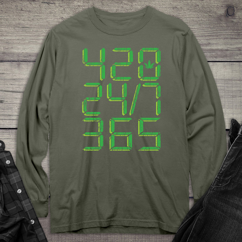 420 24/7 365 Long Sleeve Tee