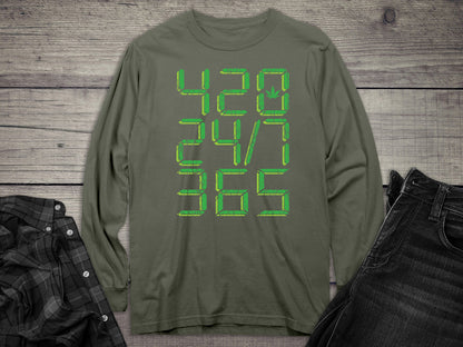 420 24/7 365 Long Sleeve Tee