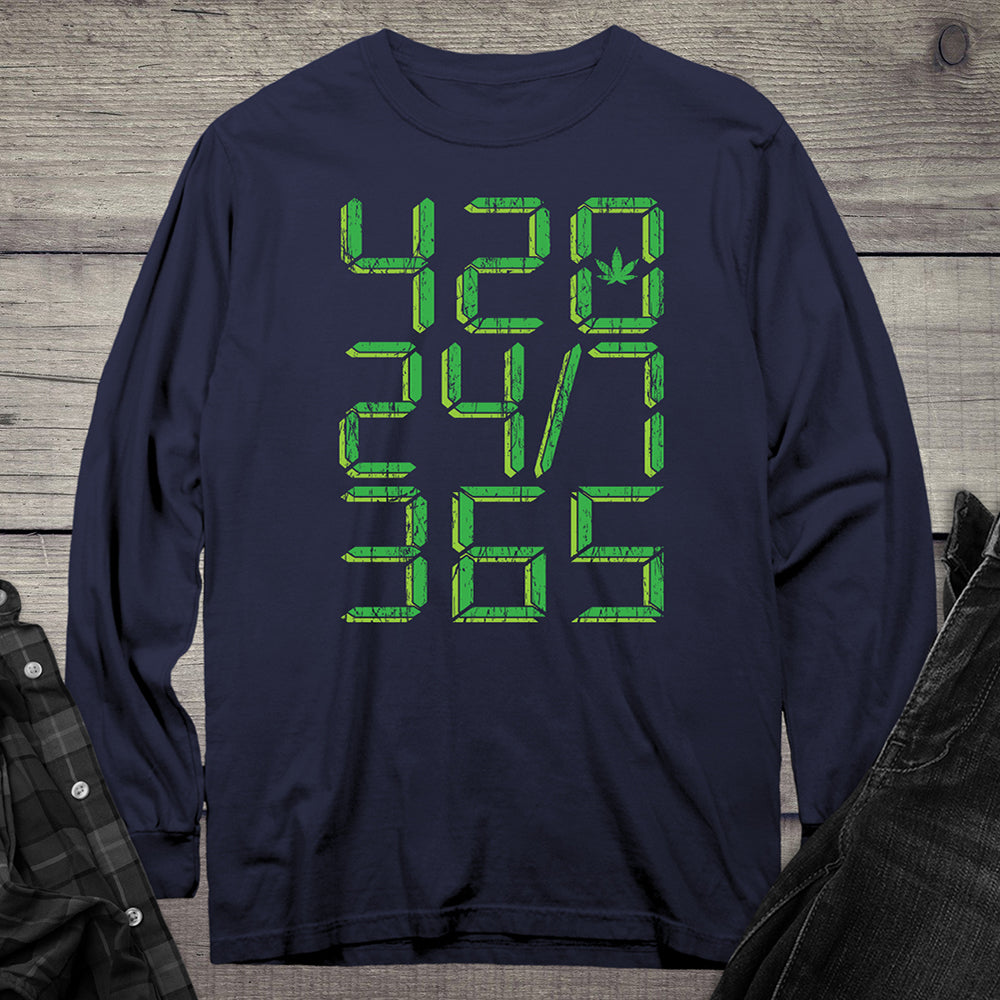 420 24/7 365 Long Sleeve Tee