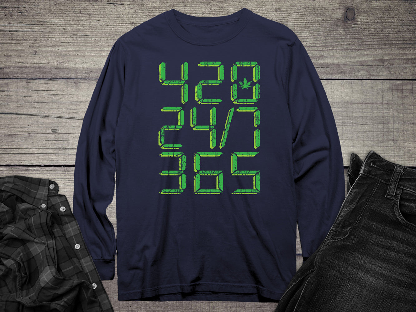 420 24/7 365 Long Sleeve Tee