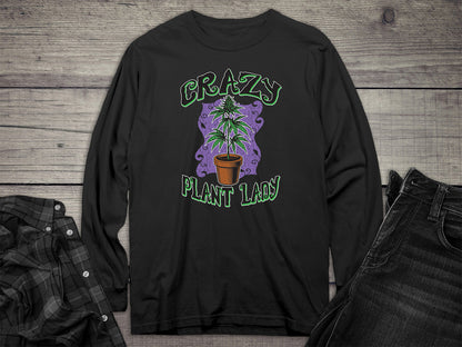 Crazy Plant Lady Long Sleeve Tee