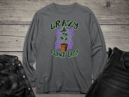 Crazy Plant Lady Long Sleeve Tee