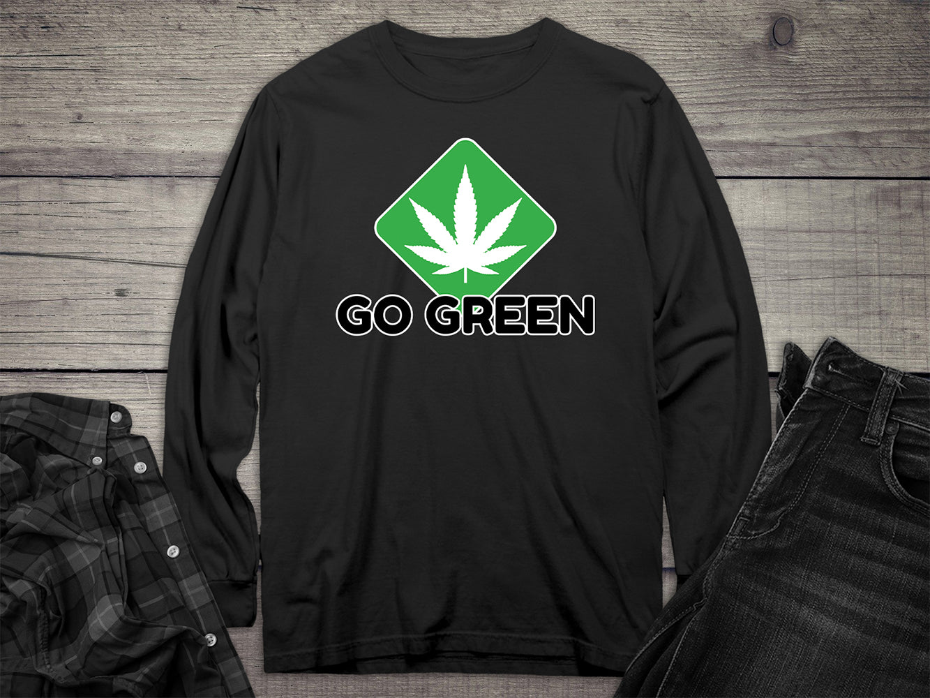 Go Green Long Sleeve Tee