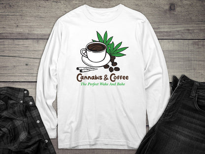 Cannabis & Coffee Long Sleeve Tee