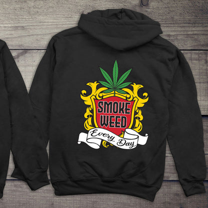 Smoke Weed Every Day With Crest Hoodie