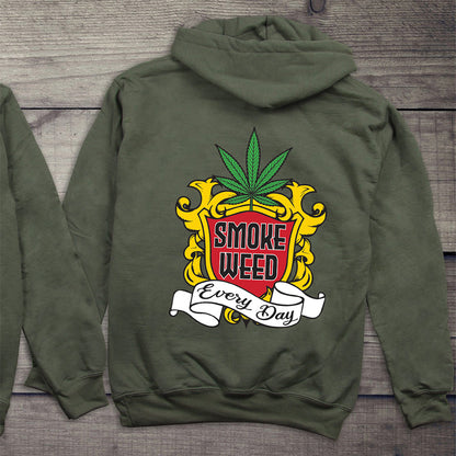 Smoke Weed Every Day With Crest Hoodie