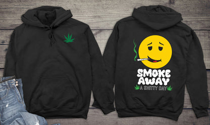 Smoke Away A Shitty Day With Crest Hoodie