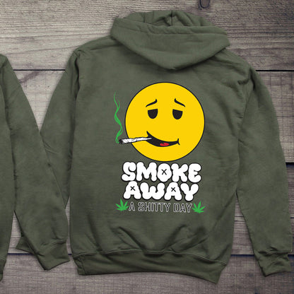 Smoke Away A Shitty Day With Crest Hoodie