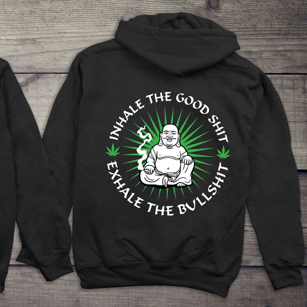 Inhale The Good Shit With Crest Hoodie