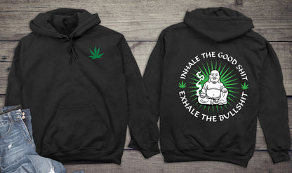 Inhale The Good Shit With Crest Hoodie