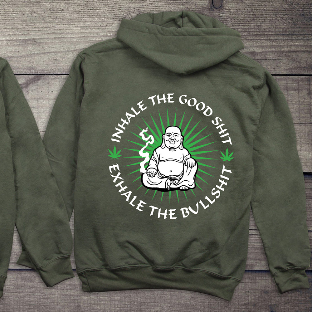 Inhale The Good Shit With Crest Hoodie