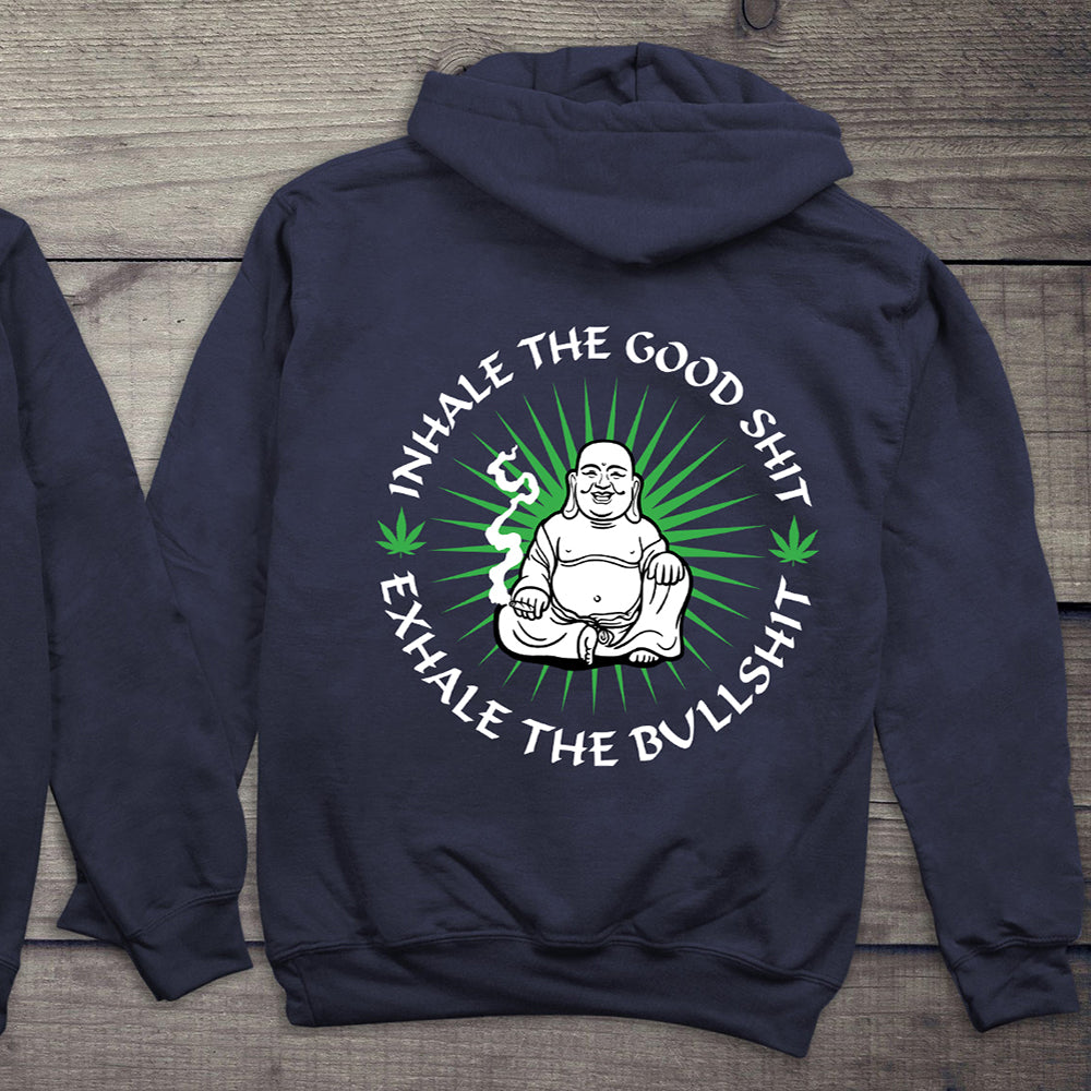 Inhale The Good Shit With Crest Hoodie