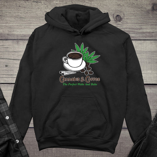 Cannabis And Coffee Hoodie