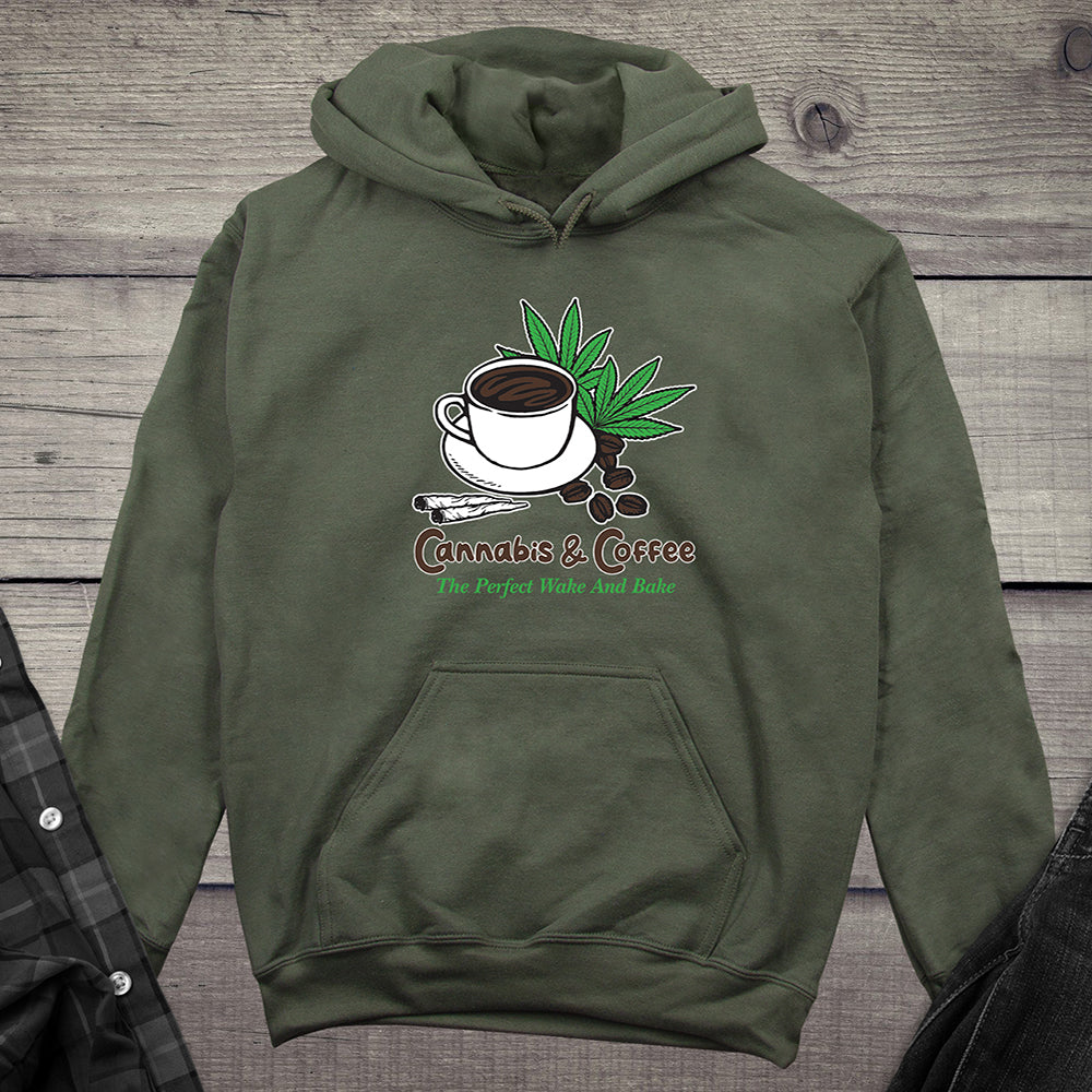 Cannabis And Coffee Hoodie