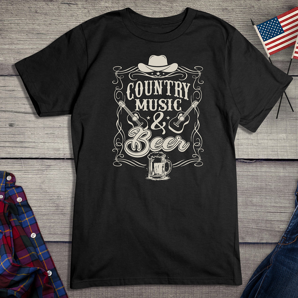 Country Music And Beer T-Shirt