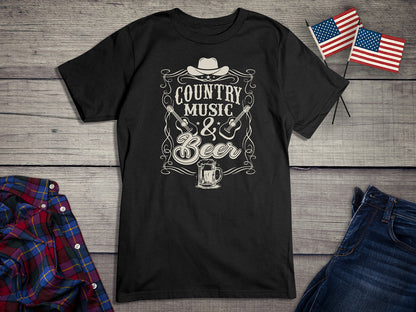 Country Music And Beer T-Shirt