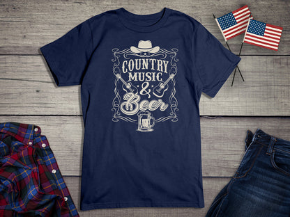 Country Music And Beer T-Shirt