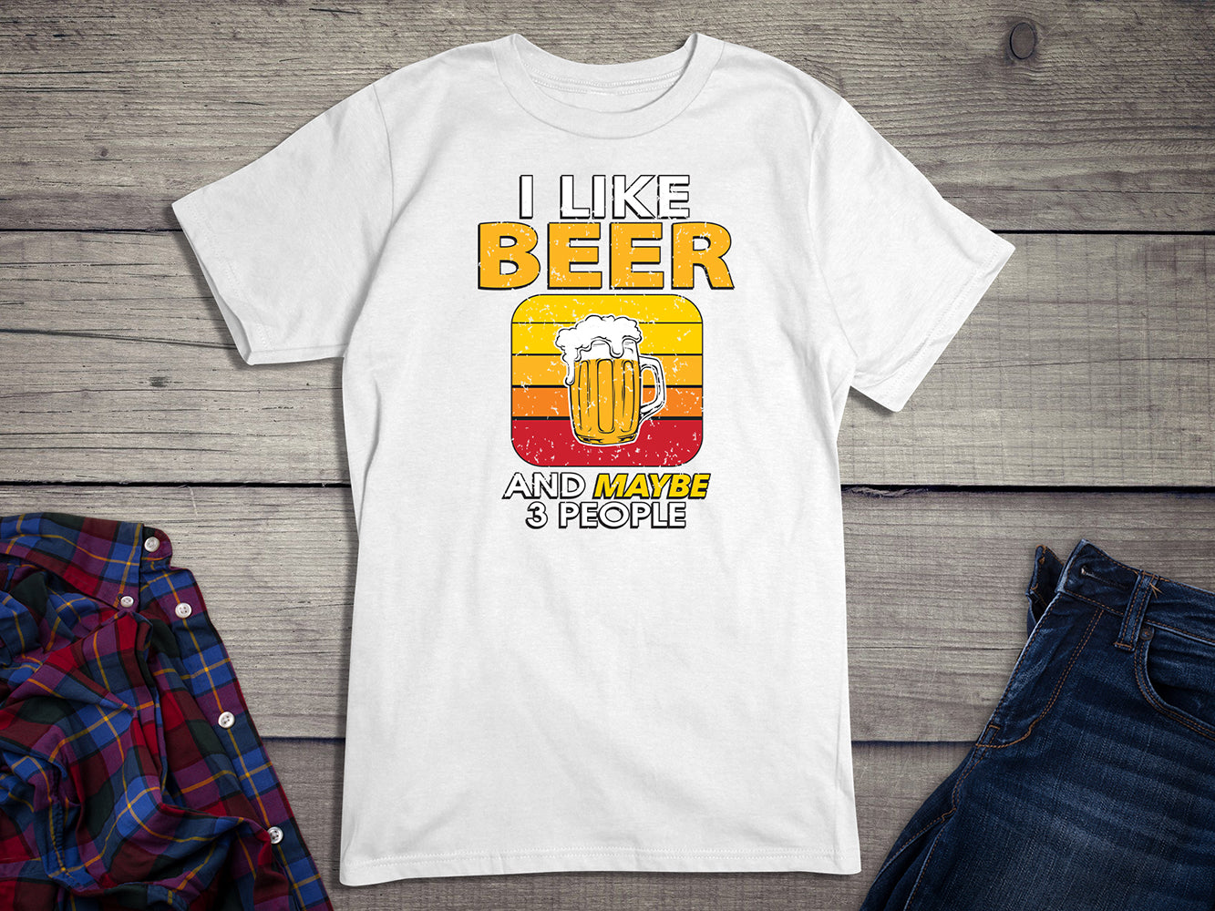 I Like Beer & # People T-Shirt