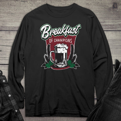 Breakfast Of Champions Long Sleeve Tee