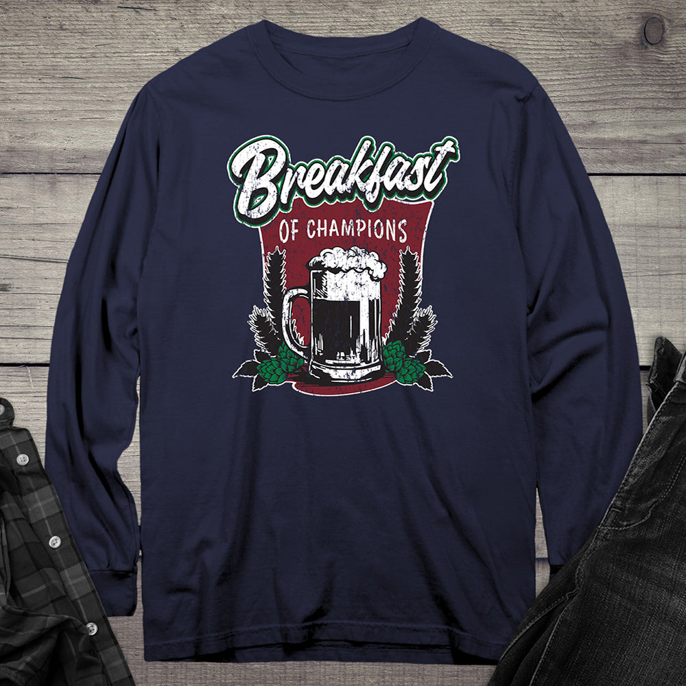 Breakfast Of Champions Long Sleeve Tee