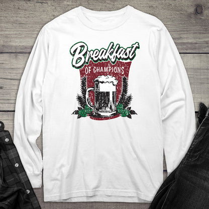 Breakfast Of Champions Long Sleeve Tee