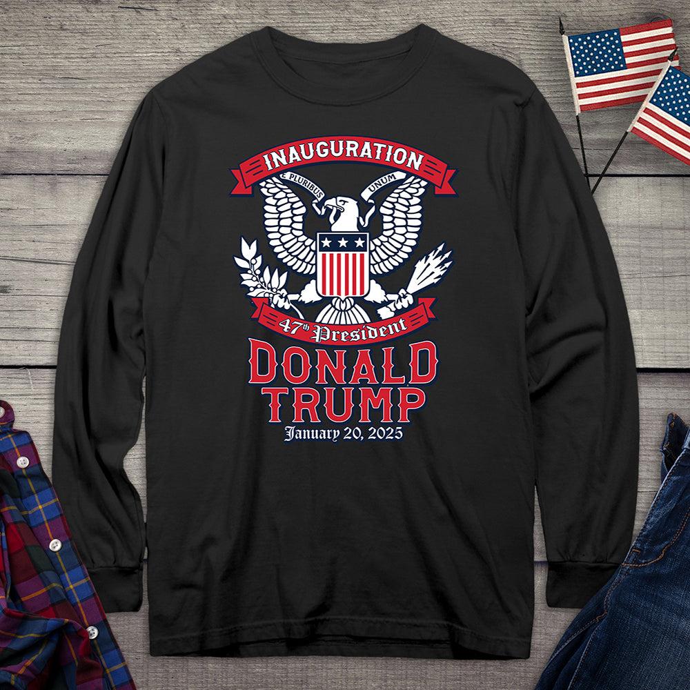 Inauguration Trump Eagle Long Sleeve Tee