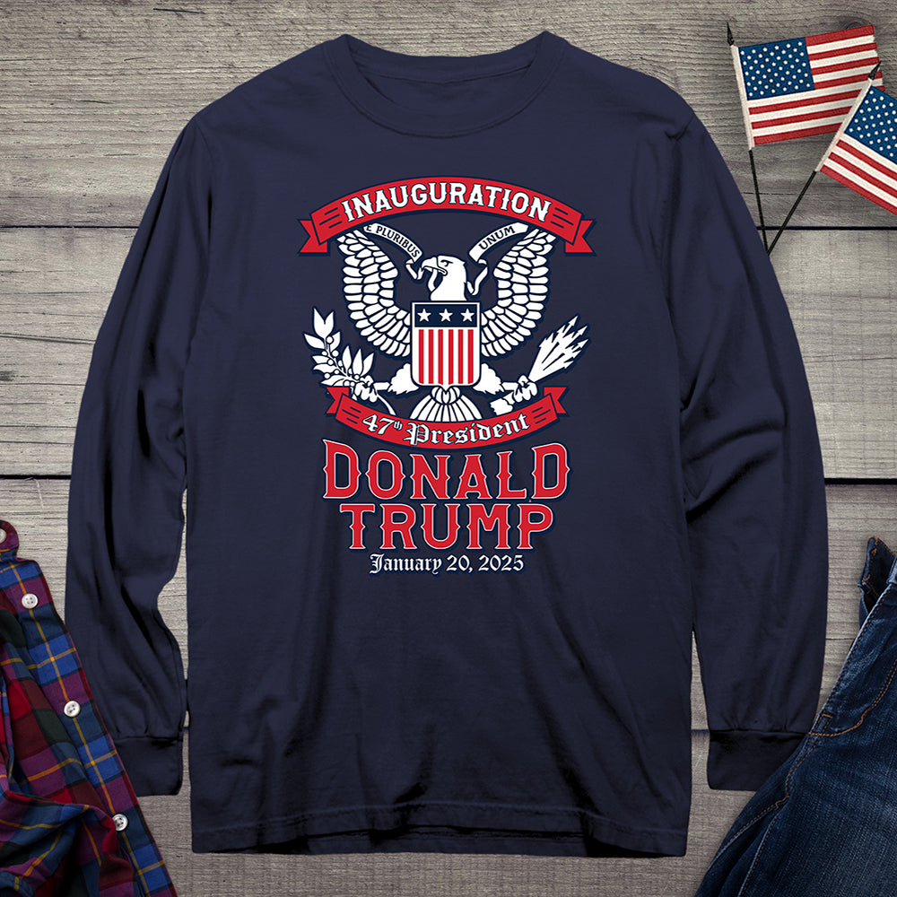 Inauguration Trump Eagle Long Sleeve Tee