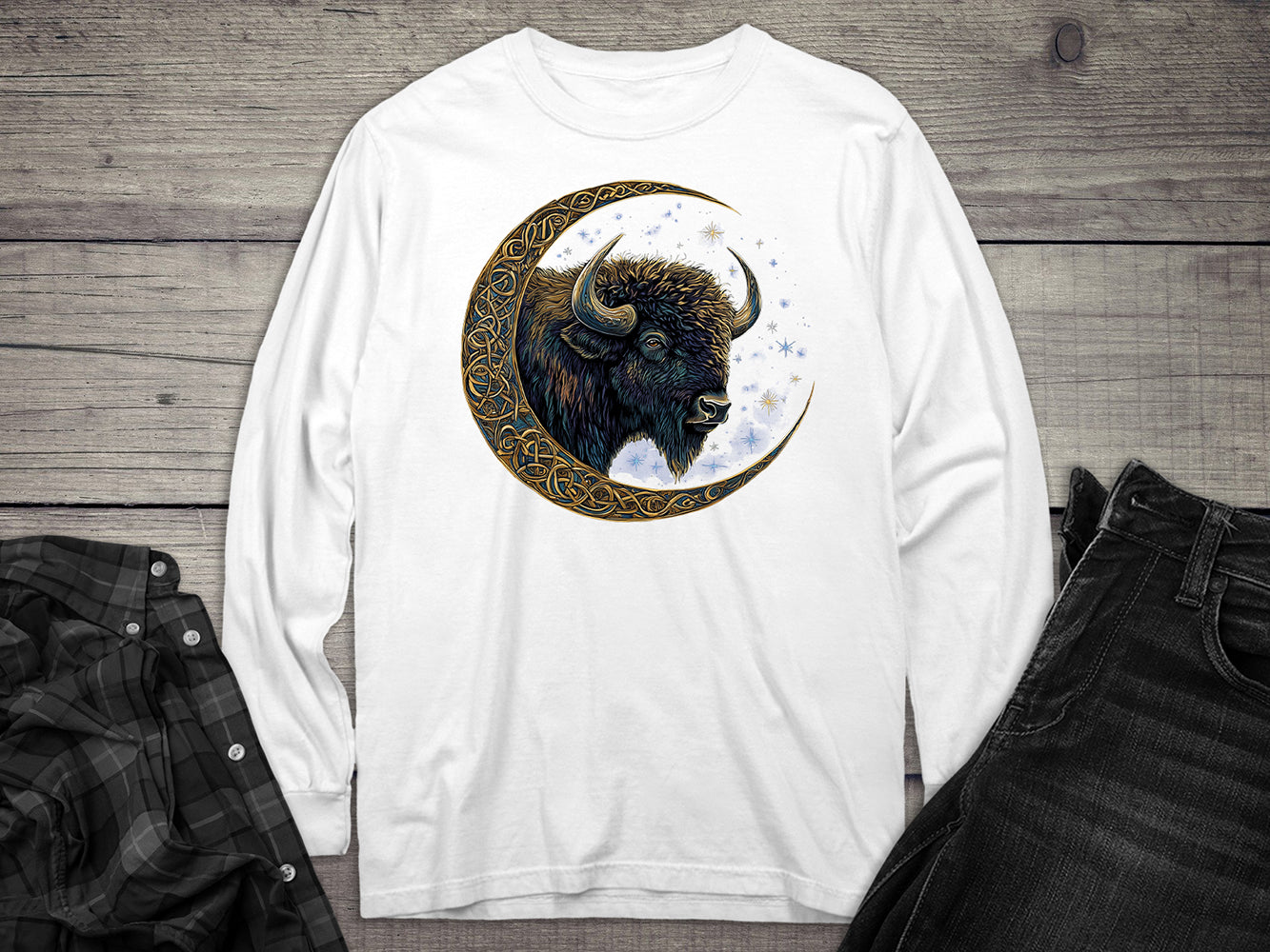 Celtic Bison Long Sleeve Tee