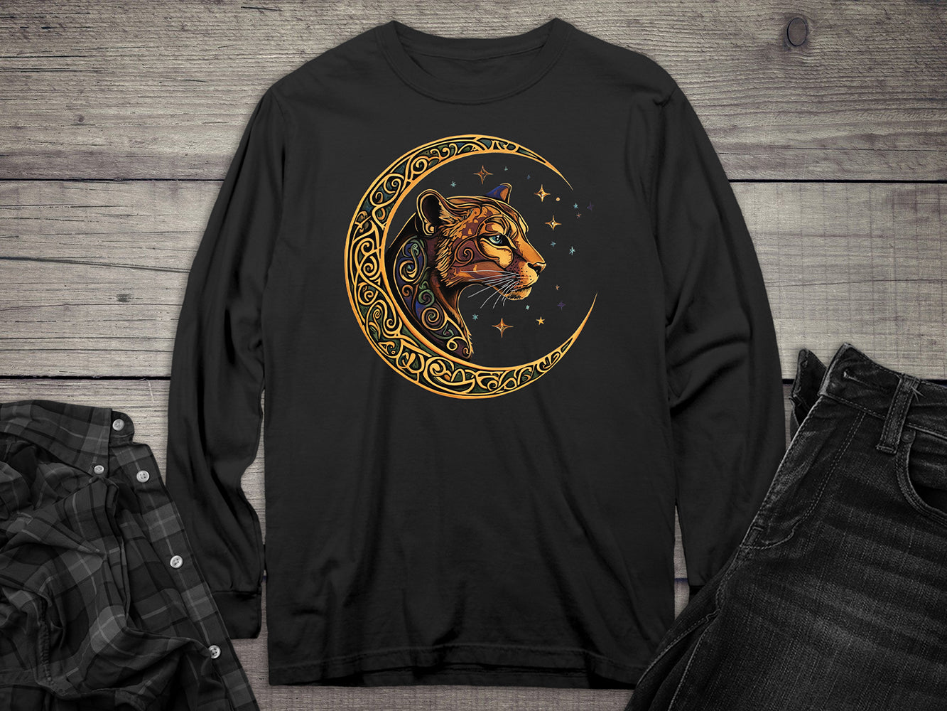 Celtic Cougar Long Sleeve Tee
