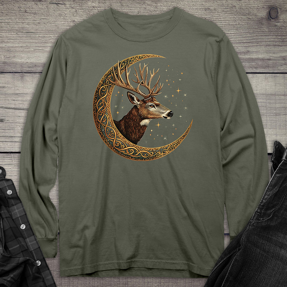 Celtic Deer Long Sleeve Tee