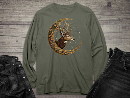 Celtic Deer Long Sleeve Tee