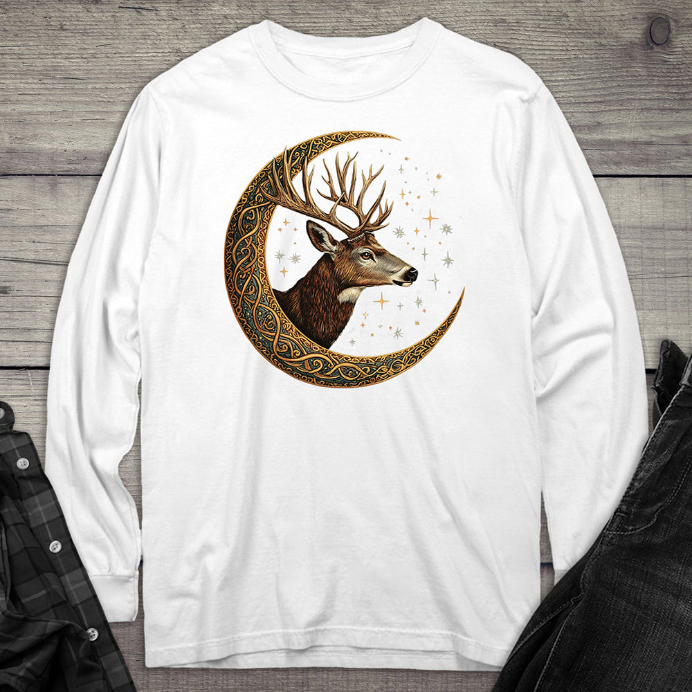 Celtic Deer Long Sleeve Tee
