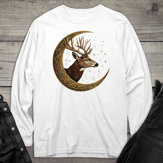 Celtic Deer Long Sleeve Tee