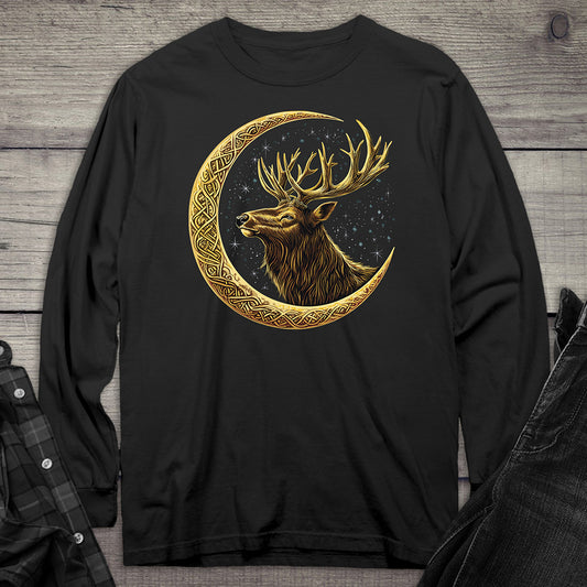 Celtic Elk Long Sleeve Tee
