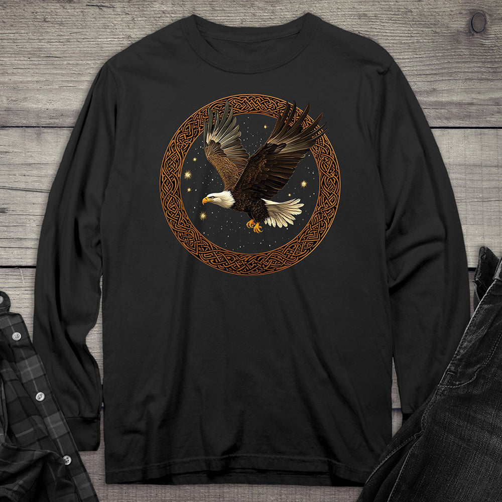 Celtic Flying Eagle Long Sleeve Tee