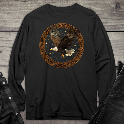 Celtic Flying Eagle Long Sleeve Tee