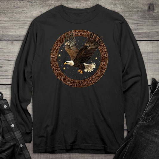 Celtic Flying Eagle Long Sleeve Tee