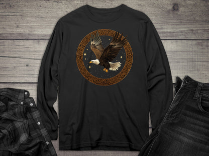 Celtic Flying Eagle Long Sleeve Tee