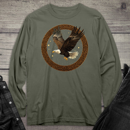 Celtic Flying Eagle Long Sleeve Tee