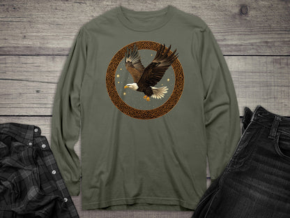 Celtic Flying Eagle Long Sleeve Tee