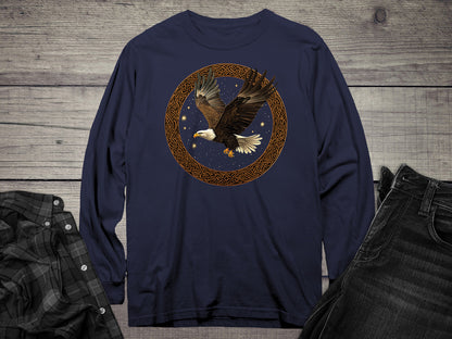 Celtic Flying Eagle Long Sleeve Tee