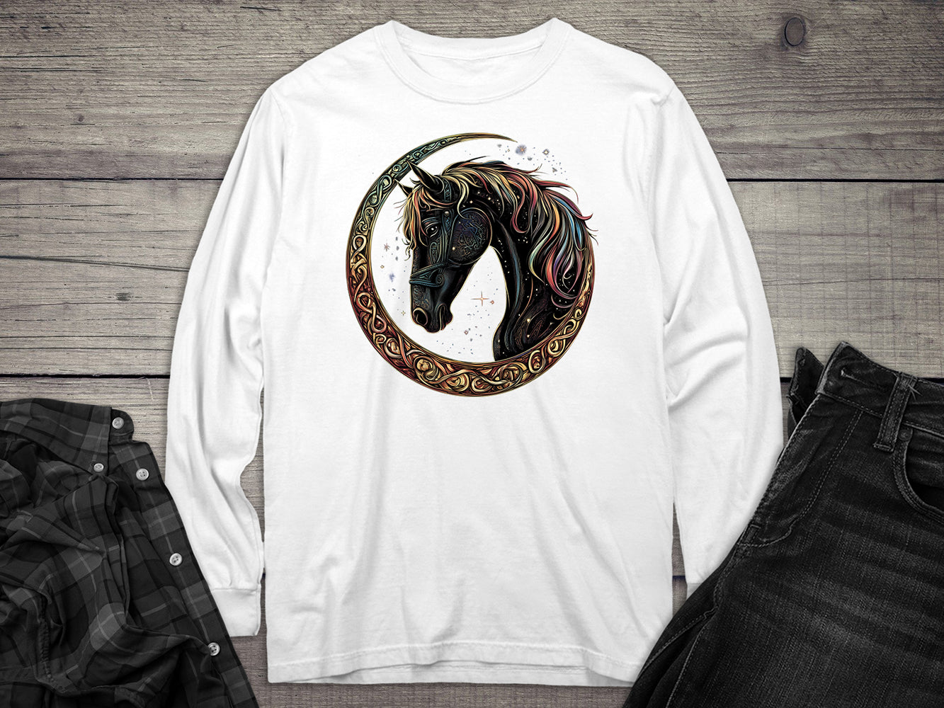 Celtic Horse Long Sleeve Tee