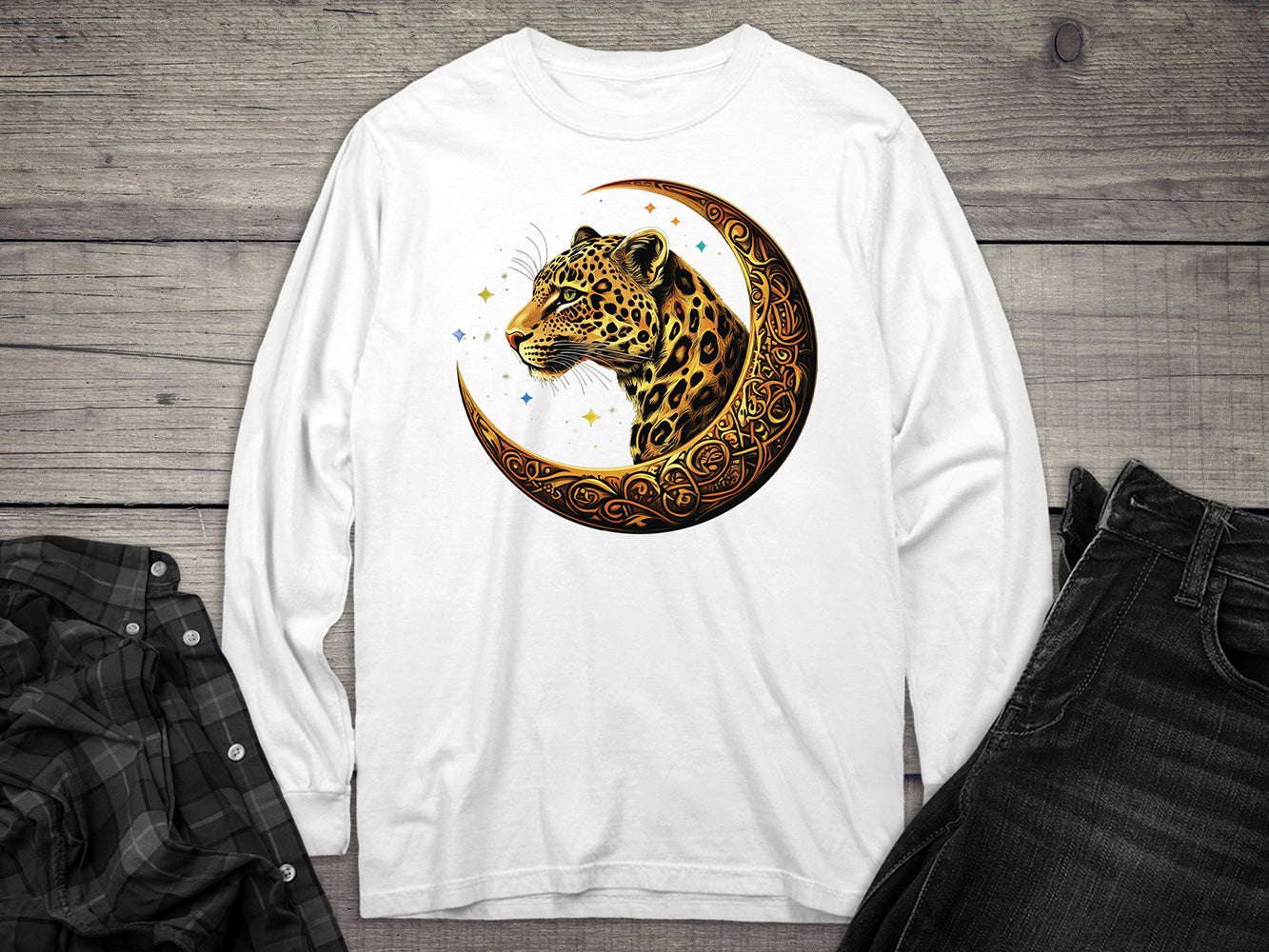 Celtic Leopard Long Sleeve Tee