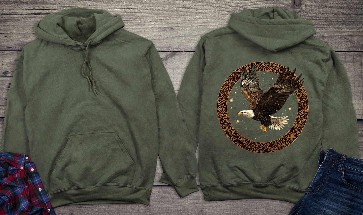Celtic Flying Eagle Hoodie
