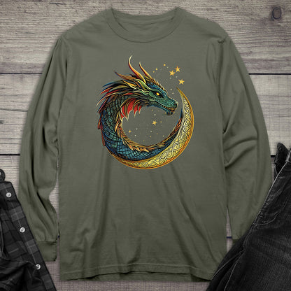 Celtic Dragon Long Sleeve Tee
