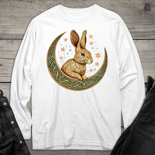Celtic Rabbit Long Sleeve Tee