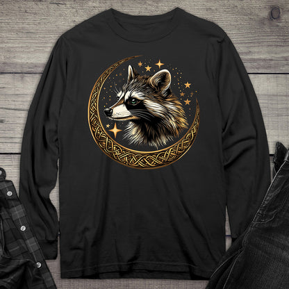 Celtic Raccoon Long Sleeve Tee