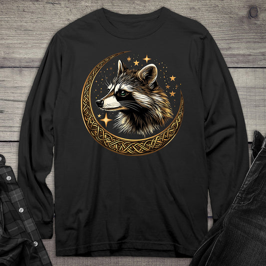 Celtic Raccoon Long Sleeve Tee