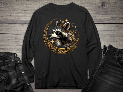Celtic Raccoon Long Sleeve Tee
